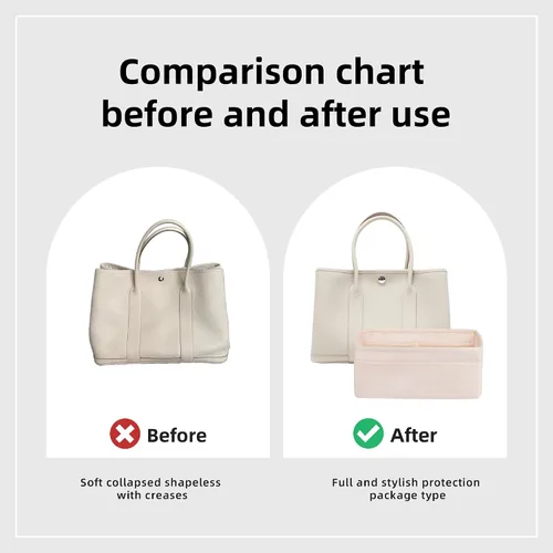 Vista 4 de DGAZ Organizador de bolso sedoso, organizador de bolsos de lujo y bolso de mano, organizador de bolsas Simplicity para fiestas de jardín 3036 bolsas