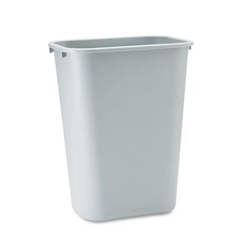 Vista 19 de Rubbermaid Commercial Products - Basurero de escritorio de resina plástica Azul