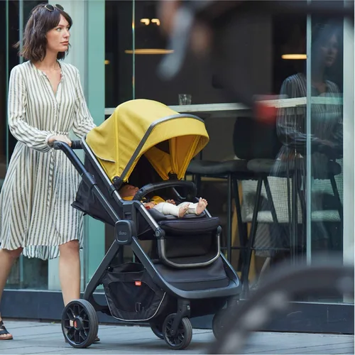 Vista 7 de Diono Quantum2 - Cochecito multimodo 3 en 1 para bebé, bebé, cochecito para niños pequeños, compatible con asiento de automóvil, adaptadores Faceta