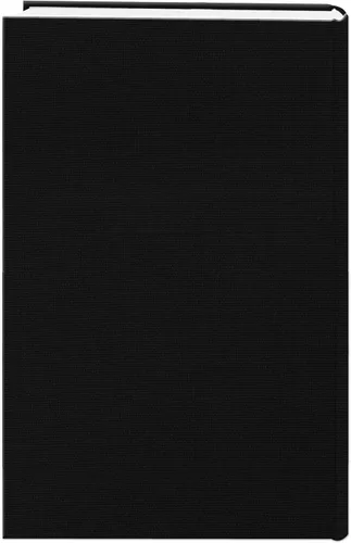 Vista 2 de Álbum de fotos con cubierta de marco de tela, 300 bolsillos para fotos de 4 x 6, color negro oscuro