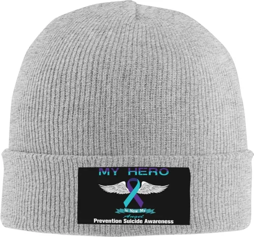 Vista 2 de Beanie Hat Stretchy Hat Soft Warmth Knit Hat Cap for Men & Women Unisex
