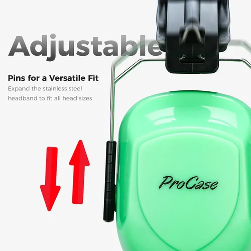 Vista 95 de ProCase NRR 28dB Noise Reduction Ear Muffs, Foldable Adjustable Noise Cancelling Headphones