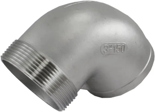 Vista 14 de Duda Energy 45° Codo 1/2" Hembra NPT Instalación de tubería de acero inoxidable 0,5
