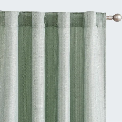 Vista 13 de JINCHAN Cortinas de lino beige para sala de estar y dormitorio, cortinas texturizadas de 63 pulgadas de largo, cortinas de estilo rústico de tejido