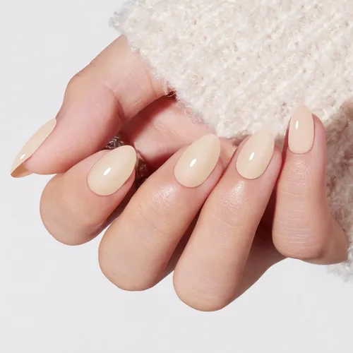 Vista 39 de Modelones Uñas postizas a presión color rosa almendra, uñas postizas cortas de primavera, kit de uñas reutilizables con pegamento de uñas, mini lima
