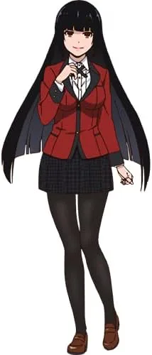 Vista 3 de Disfraz de anime Yumeko Jabami para niñas, uniforme escolar, conjunto completo para Halloween, fiestas