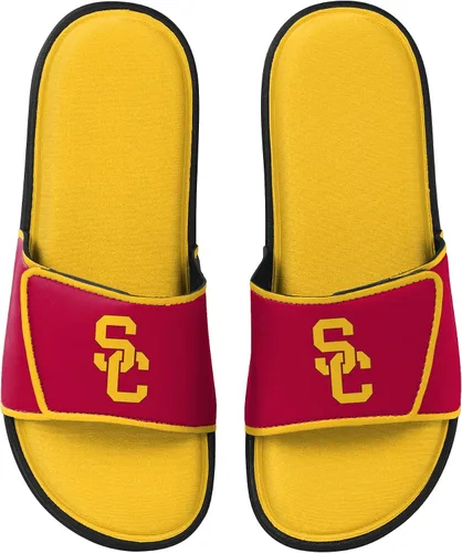 Vista 262 de FOCO Sandalias deportivas de espuma para ducha con logotipo de equipo universitario de la NCAA para hombre