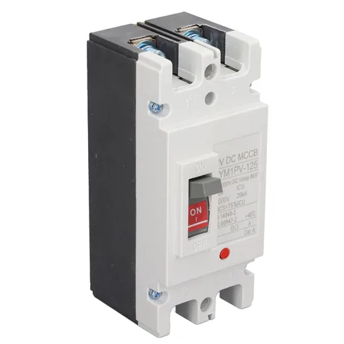 Vista 7 de Hilitand Disyuntor miniatura 1000V 80A 2 polos MCCB DC Solar batería aislador interruptor instalación de carril DIN
