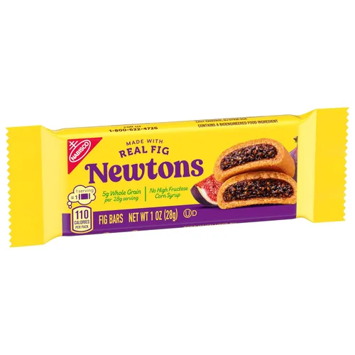 Vista 14 de Newtons Soft & Fruit - Galletas masticables de higo, (barras de higo), 120 paquetes de bocadillos (1 galleta por paquete)