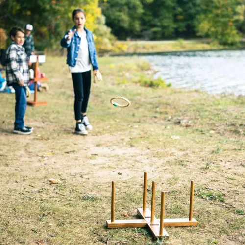 Vista 4 de Elakai Juegos al aire libre para adultos y familia, bolsa de transporte premium incluida para lanzar anillos