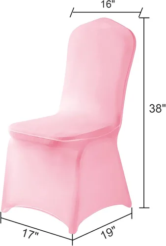 Vista 39 de Funda de elastano para silla, 12 unidades, fundas para silla, fundas para sillas de sala de estar, funda extraíble lavable y elástica para silla