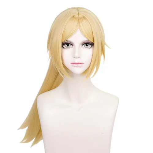 Vista 17 de LABEAUTÉ Peluca corta negra para cosplay, peluca de estilo anime masculino, fibra sintética resistente al calor, para cosplay, pelo sintético