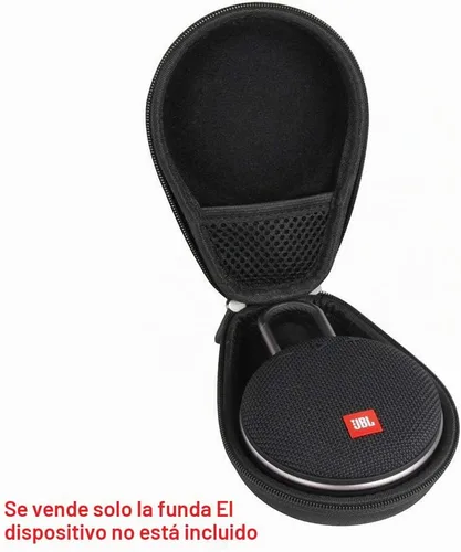 Vista 3 de Hermitshell Funda de viaje para altavoz Bluetooth inalámbrico JBL Clip 3 portátil impermeable (Negro)