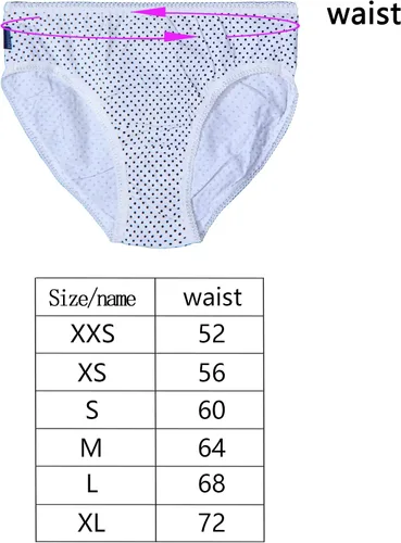 Vista 4 de Ropa interior de algodón transpirable para mujer, bragas suaves y elásticas, paquete de 12 (XXS L)