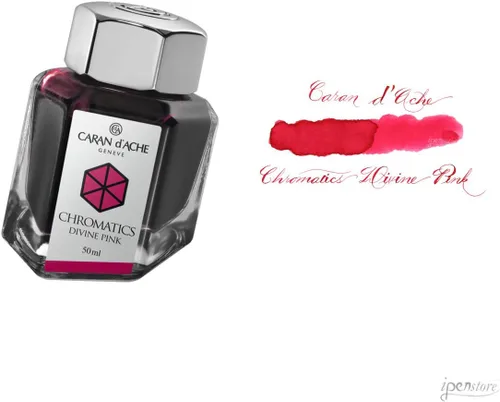 Vista 10 de Caran d'Ache Botella de tinta cromática de 1.7 fl oz - Cosmic Black