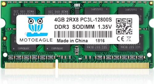 Vista 17 de Motoeagle DDR3-1066 SODIMM 8GB Kit (2X4GB) 2Rx8 PC3 8500 8500S 4GB DDR3 1066MHz 1067MHz CL7 204-Pin 1.5V Non-ECC Unbuffered Laptop Memory RAM Modules