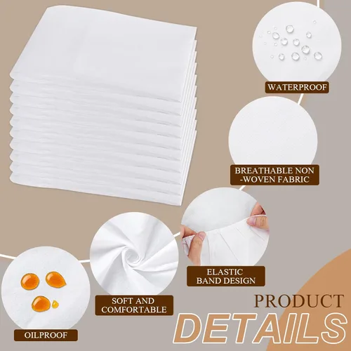 Vista 3 de VitalCozy 100 sábanas desechables ajustables para mesa de masaje de 39 x 83 pulgadas, gigantes, resistentes, elásticas, desechables, sábanas de cama