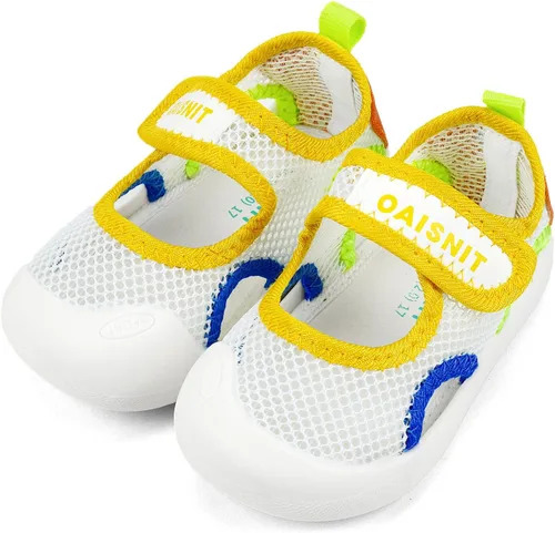 Vista 6 de OAISNIT Sandalias de verano para bebés, niñas y niños, antideslizantes, ligeras, zapatos de agua para la playa, primeros pasos