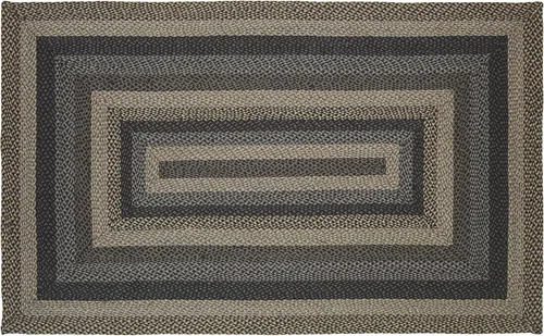 Vista 3 de Colección Trenzada Farmyard Premium Estilo primitivo, rústico, campestre Yute/algodón 30 días sin riesgo Alfombra de acento/alfombrilla