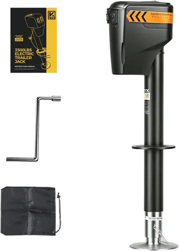 Vista 7 de KYX Gato eléctrico para remolque de 3500 libras, Elec A-Frame Tongue Jack