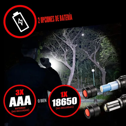 Vista 5 de GearLight Linternas tácticas LED de alto lúmenes, mini linternas para transporte EDC, linterna de emergencia compacta y potente hecha de aluminio