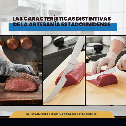Vista 6 de Dexter -Russell - Cuchillo de rotura de 8 pulgadas Hoja de acero de alto carbono Mango de polipropileno blanco Serie Sani-Safe de grado