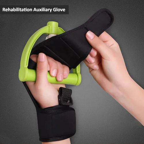Vista 5 de KIKIGOAL Habilidad del soporte de la férula del dedo, entrenamiento de la mano de la hemiplejia del puño anciano del apoyo de los guantes del dedo