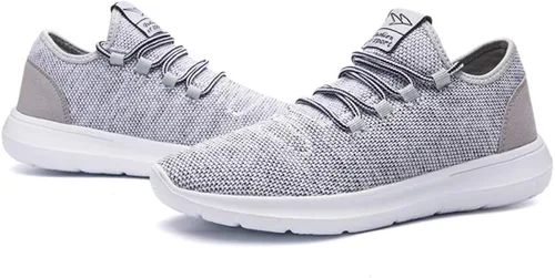 Vista 4 de KEEZMZ - Zapatos deportivos modernos y transpirables para hombres, zapatos ligeros para correr de malla, con una suela suave, estilo casual