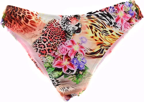 Vista 2 de D lala juego de biquinis floreado Conjunto de traje de baño sexy tipo de bikinis de dos piezas con relleno y efecto realce