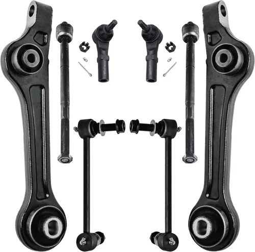 Vista 48 de Detroit Axle - Kit de brazos de control de extremo de 8 piezas para Toyota 2001-2003 Highlander 2002-2003 Camry Lexus ES300, 2 conjuntos de brazos