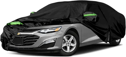 Vista 10 de Funda impermeable para auto Compatible con Chevrolet Impala SS/LS/LT 2000-2020, 6 capas de fundas para auto para todo tipo de clima con cremallera