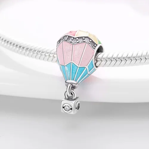 Vista 2 de PEARLOVE Abalorio para pulsera, cuentas para mujer, corona de mariposa, ojo malvado, guitarra, tierra, colgantes, cuentas, regalo de joyería, Metal