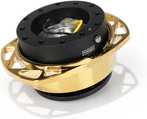 Vista 6 de NRG Innovations NRG-SRK-257BK-BK Kit de liberación rápida para volante Gen 2.0, adaptador, cuerpo negro/anillo recortado negro, patrón de pernos