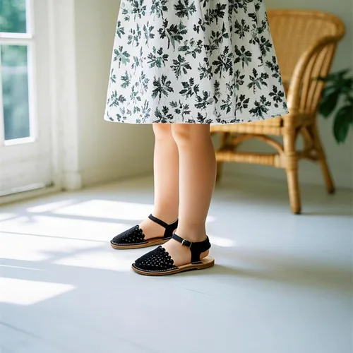 Vista 95 de THEE BRON Sandalias cómodas para niñas, zapatos para niños, sandalias rellenas