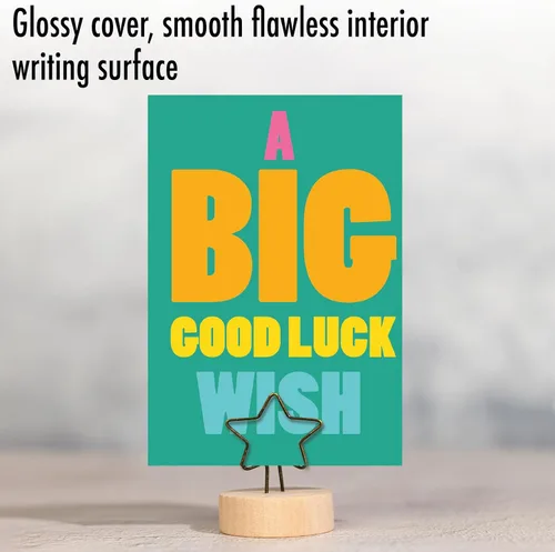 Vista 3 de NobleWorks - Tarjeta de papel de buena suerte con sobre de 5 x 7 pulgadas (1 tarjeta) Good Luck Wish C10049GLG