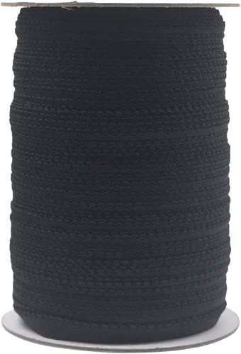 Vista 52 de Bristlegrass Picot Loop - Banda elástica para coser de 1/2 pulgada, 0.512 in, corona de carrete con volantes, cinta elástica para atar el cabello