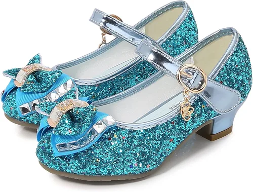 Vista 14 de Cadidi Dinos - Zapatos de vestir para niña, brillantes, princesa para fiesta