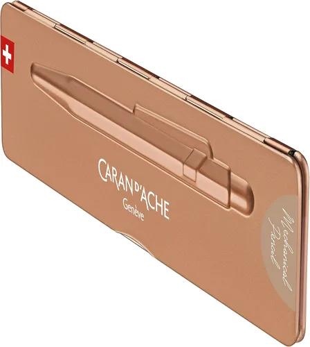 Vista 4 de Caran d'Ache 844 Portaminas 0.03 in - Brut Rosé en estuche Slimpack, rosa, talla única