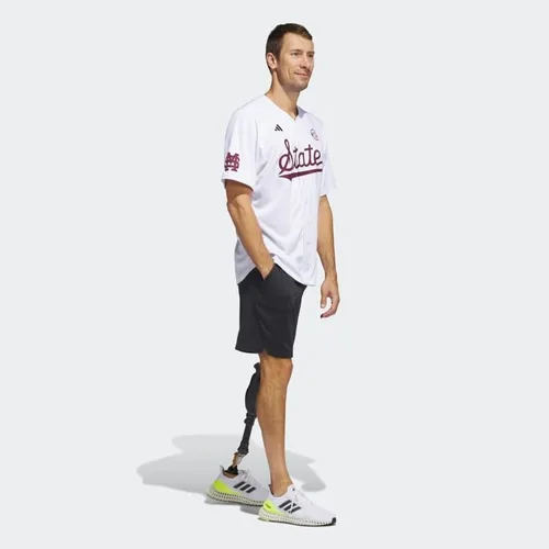 Vista 4 de adidas Bulldogs Retail Baseball Jersey Men's, White