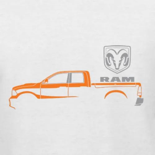Vista 2 de Wild Bobby Dodge RAM Silhouette Cars and Trucks Unisex Graphic Hoodie Sweatshirt