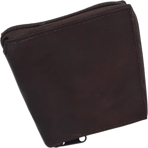 Vista 25 de Masrhal Wallet Billetera Hipster para hombre con cremallera y cremallera más