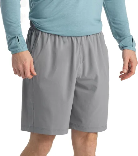 Vista 21 de Free Fly Pantalones cortos Breeze para hombre, entrepierna de 8 pulgadas, de secado rápido, ligeros, con protección solar UPF 50+