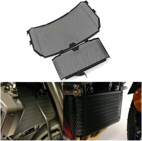 Vista 2 de Radiator Grille Guard Motorcycle Radiator Guard for Ya&maha MT-10 MT10 MT 10 FZ10 FZ 10 FZ-10 2016-2023 Grille Cooler Cooling Cover Grill Protection