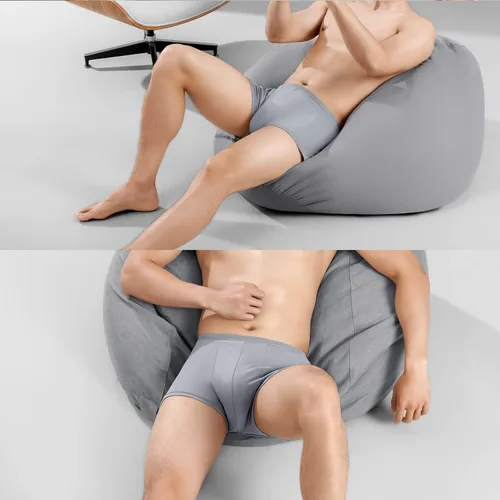 Vista 2 de 20 paquetes o 5 paquetes de ropa interior desechables para hombre, 100% algodón, pantalones cortos para viajes, fitness, natación, hotel, spa
