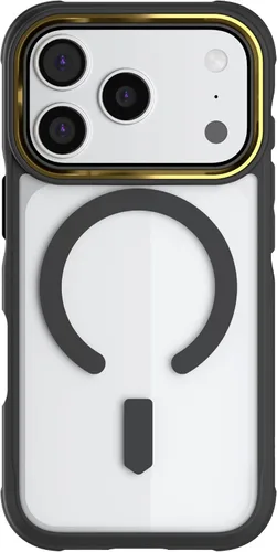 Vista 145 de Ghostek Covert Clear - Funda transparente para iPhone 15 Plus, silicona a prueba de golpes, compatible con accesorios Apple MagSafe, funda Negro