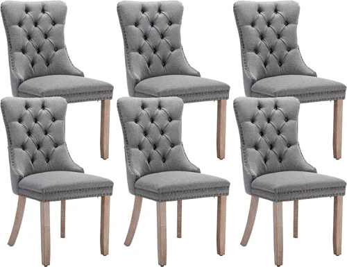 Vista 35 de Juego de 2 sillas de comedor de terciopelo beige, sillas de comedor tapizadas beige01