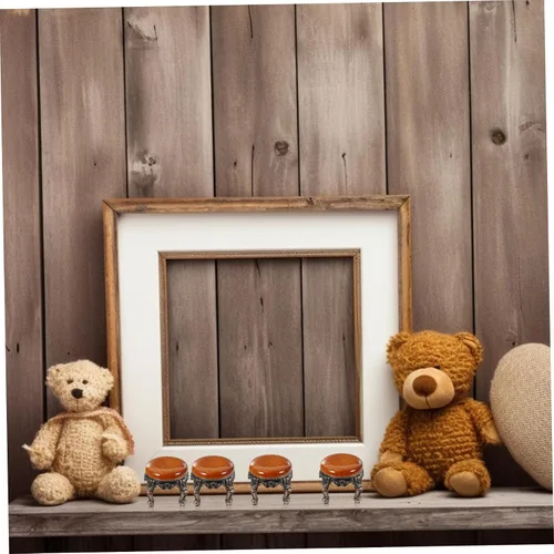 Vista 9 de 4 piezas de mini taburetes de casa de muñecas, muebles de casa de muñecas en miniatura accesorios a escala 1/12, taburete redondo retro para casa