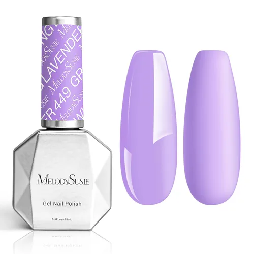 Vista 48 de MelodySusie - Esmalte de uñas en gel con brillo perla rosa brillante, 0.5 fl oz, efecto hilo, con acabado de concha rosa brillante, UV LED