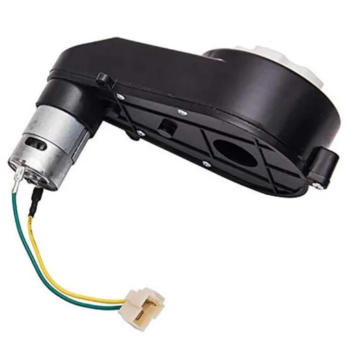 Vista 5 de weelye 12V550 40000RPM Caja de cambios con alto par motor de 12 V CC para niños montar en piezas de automóvil, SUV, motor eléctrico con caja