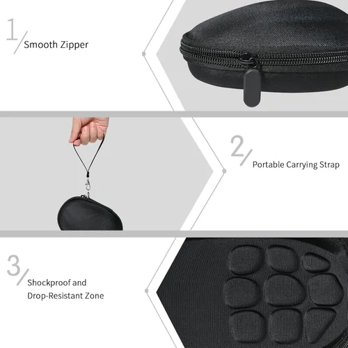Vista 5 de Funda compatible con Logitech MX Master 4 / MX Master 3, a prueba de golpes, polvo y resistente al agua